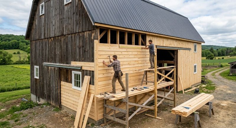 Barn Siding Installation in Broadway, NC