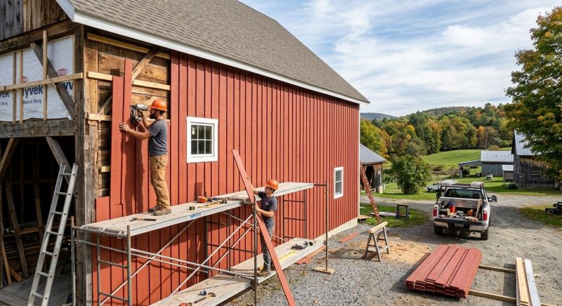 Barn Siding Installation in Raleigh, NC