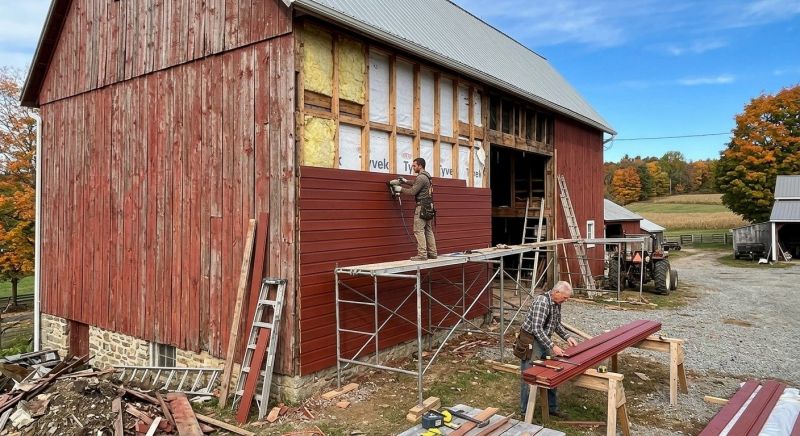 Barn Siding Replacement in Harnett County, NC