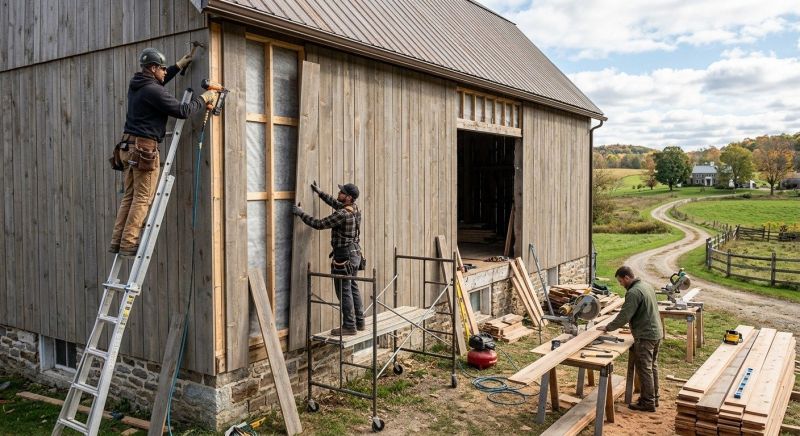 Barn Siding Replacement in Moncure, NC