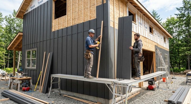 Batten Siding Installation in Apex, NC
