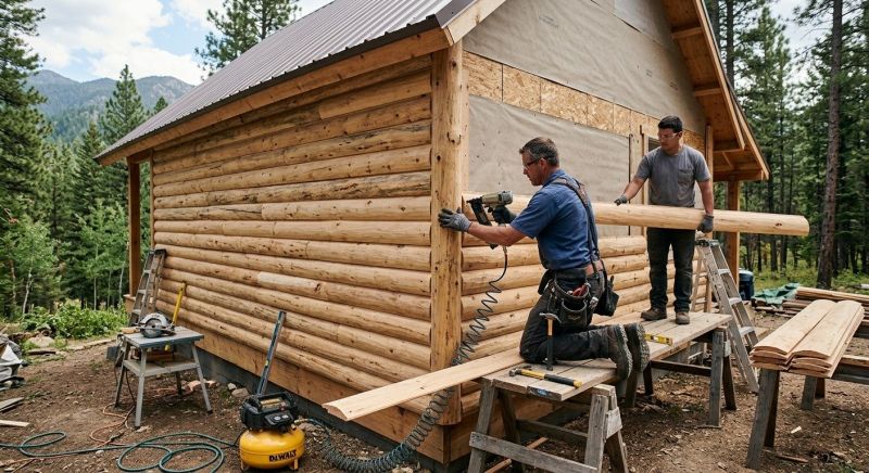 Cabin Siding Installation in Fuquay Varina, NC