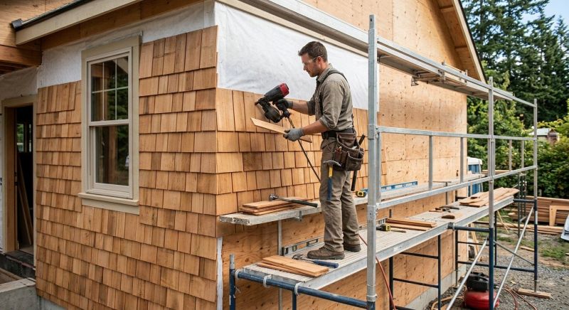 Cedar Siding Installation in Garner, NC