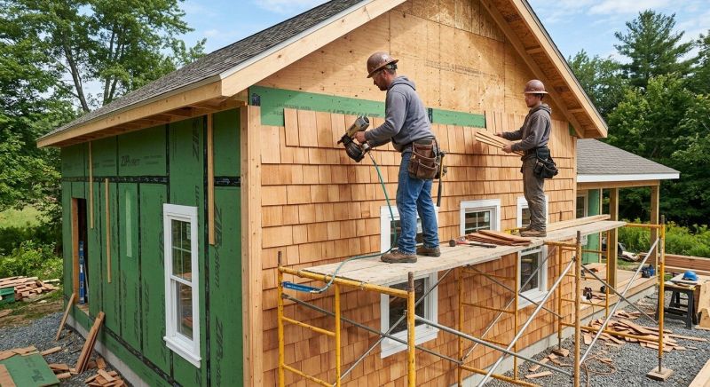 Cedar Siding Installation in Holly Springs, NC