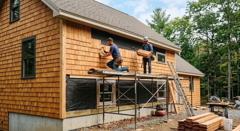 Cedar Siding Installation in Sanford, NC