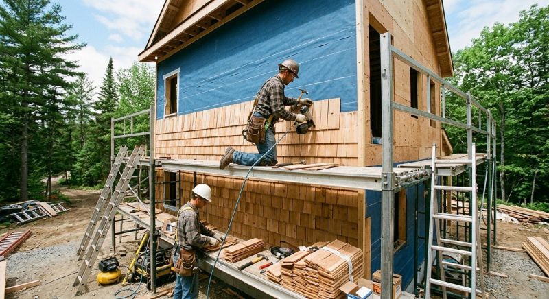 Cedar Siding Installation in Wake County, NC
