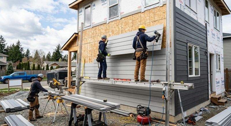 Cement Siding Installation in Apex, NC