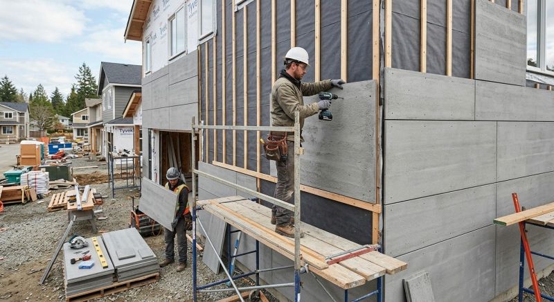 Cement Siding Installation in Apex, NC