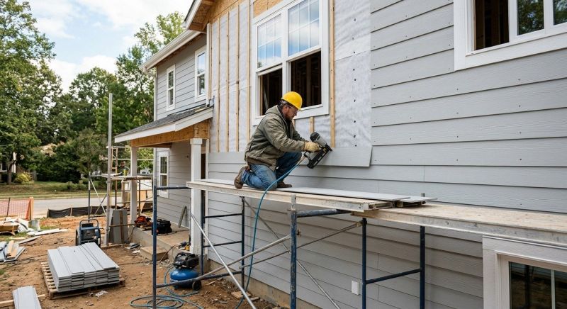 Cement Siding Installation in Cary, NC