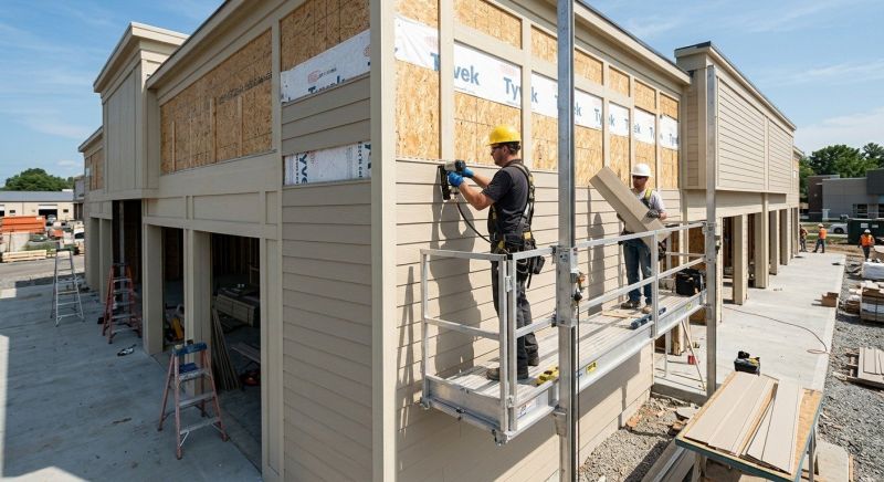 Commercial Siding Installation in Fuquay Varina, NC