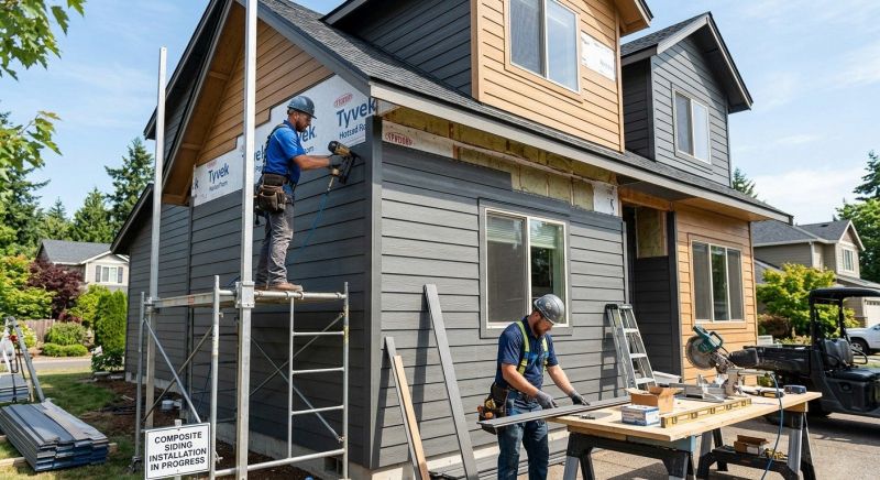 Composite Siding Installation in Raleigh, NC