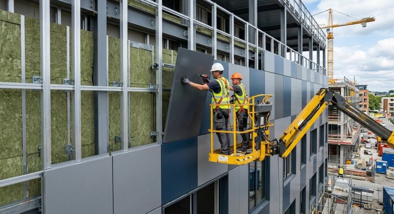 Facade Cladding Installation in Fuquay Varina, NC