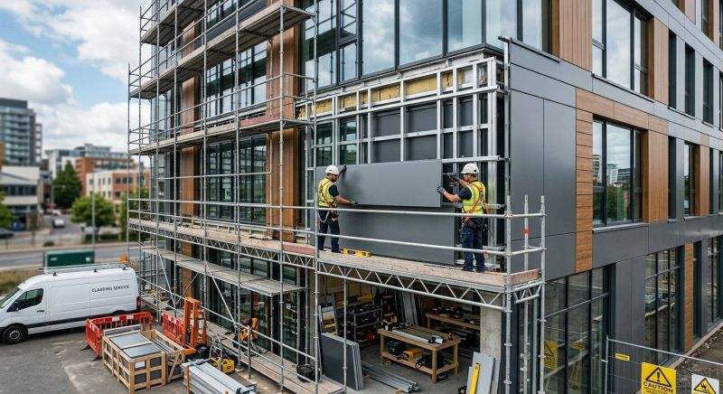 Facade Cladding Installation in Fuquay Varina, NC