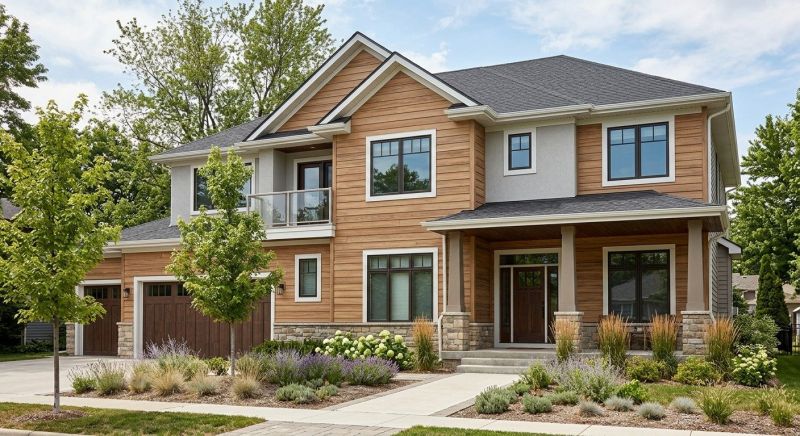 Faux Wood Siding Installation in Garner, NC