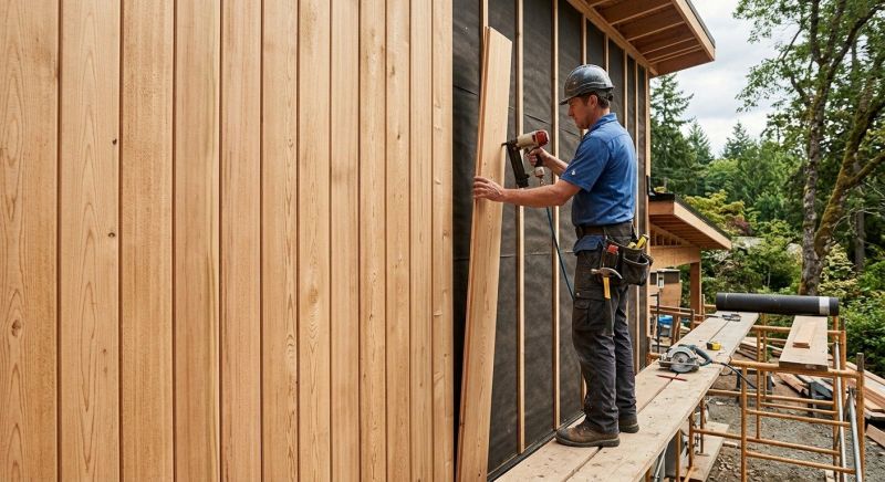 Faux Wood Siding Installation in Lillington, NC