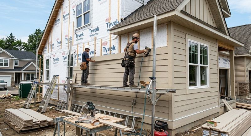 Fiber Siding Installation in Apex, NC