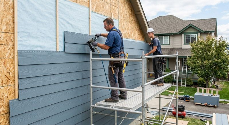 Fiber Siding Installation in Apex, NC