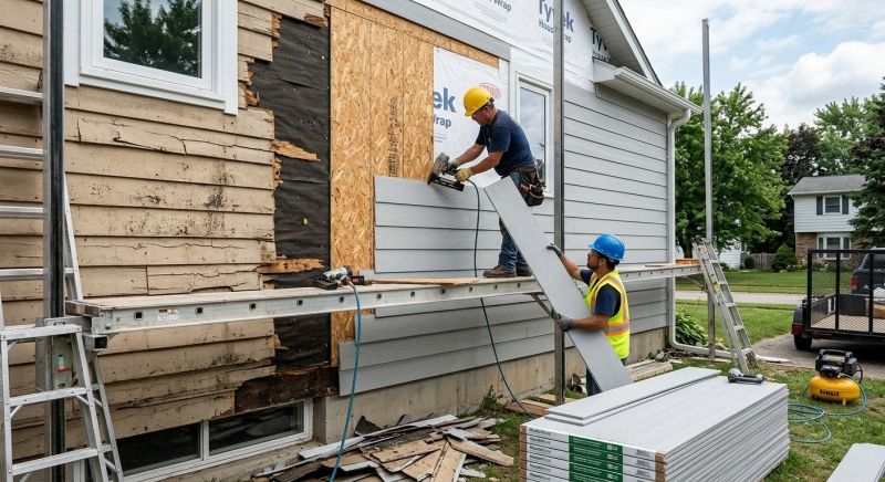 Fiber Siding Installation in Garner, NC