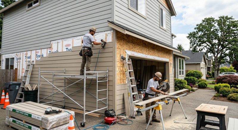 Fiber Siding Installation in Knightdale, NC