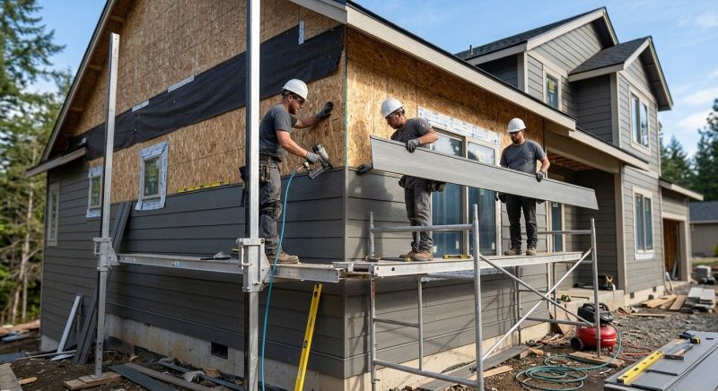 Fiberboard Siding Installation in Fuquay Varina, NC