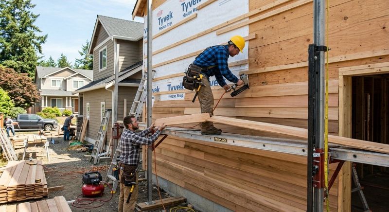 Hardwood Siding Installation in Apex, NC