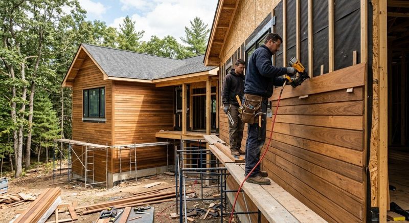 Hardwood Siding Installation in Knightdale, NC