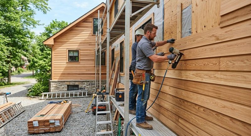Hardwood Siding Installation in Fuquay Varina, NC