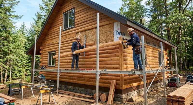 Log Siding Installation in Clayton, NC