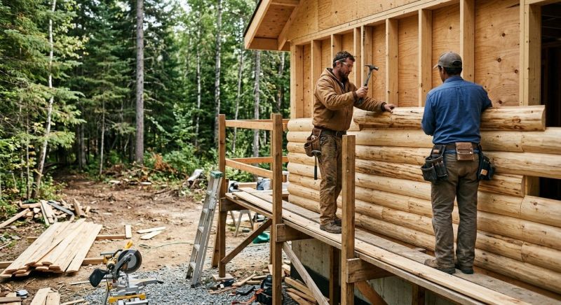 Log Siding Installation in Morrisville, NC