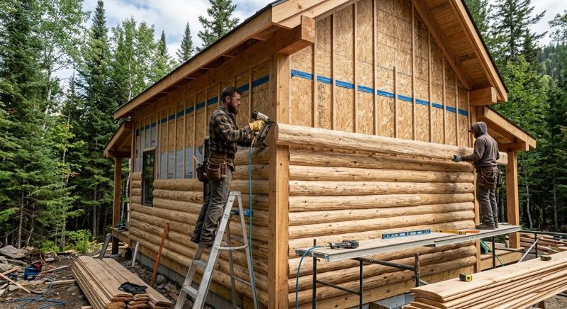 Log Siding Installation in Raleigh, NC