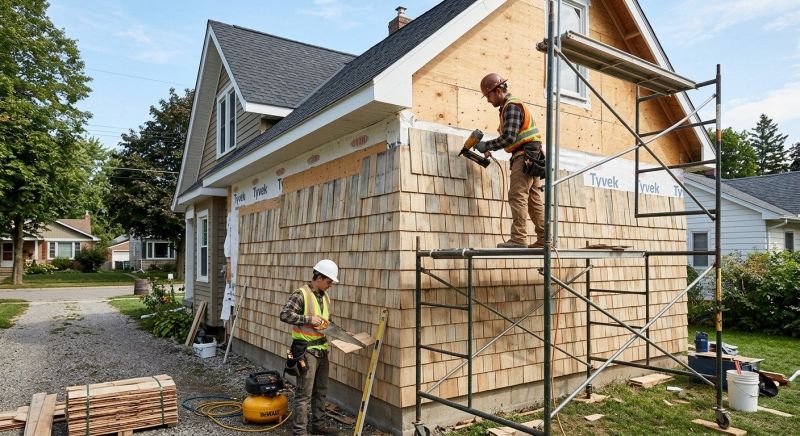 Shake Siding Installation in Apex, NC