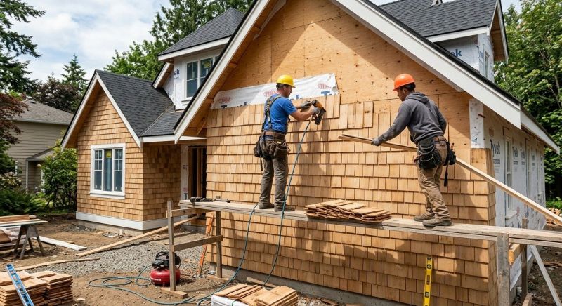 Shake Siding Installation in Fuquay Varina, NC