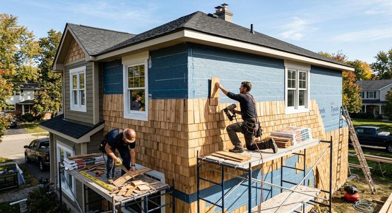 Shingle Siding Installation in Fuquay Varina, NC