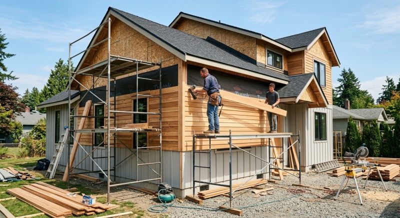 Wood Siding Installation in Angier, NC