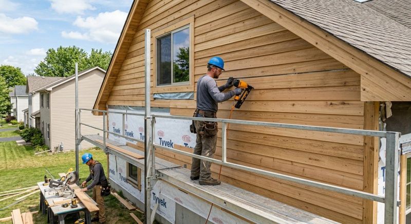 Wood Siding Installation in Fuquay Varina, NC