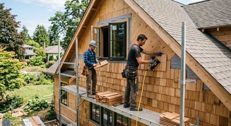 Wood Siding Installation in Wake County, NC